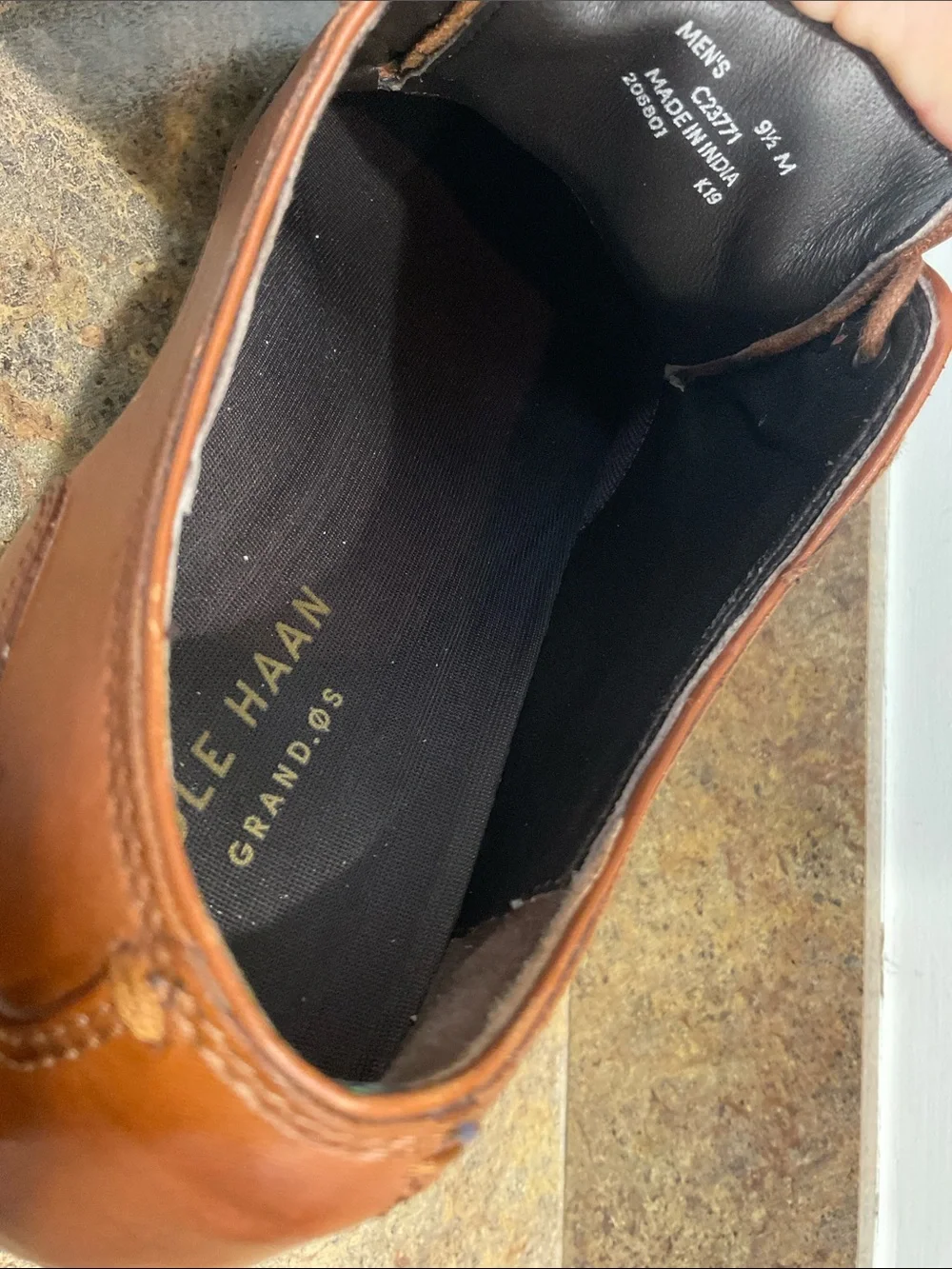 Cole Haan Men's Jay Grand Cap Toe Oxford in the British Tan